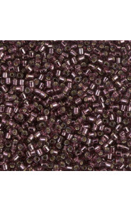 Miyuki delica beads 10/0 - Silver lined mauve DBM-1204